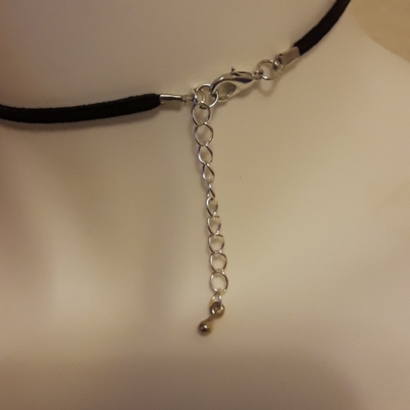 heart pendent choker necklace - Picture 3 of 3